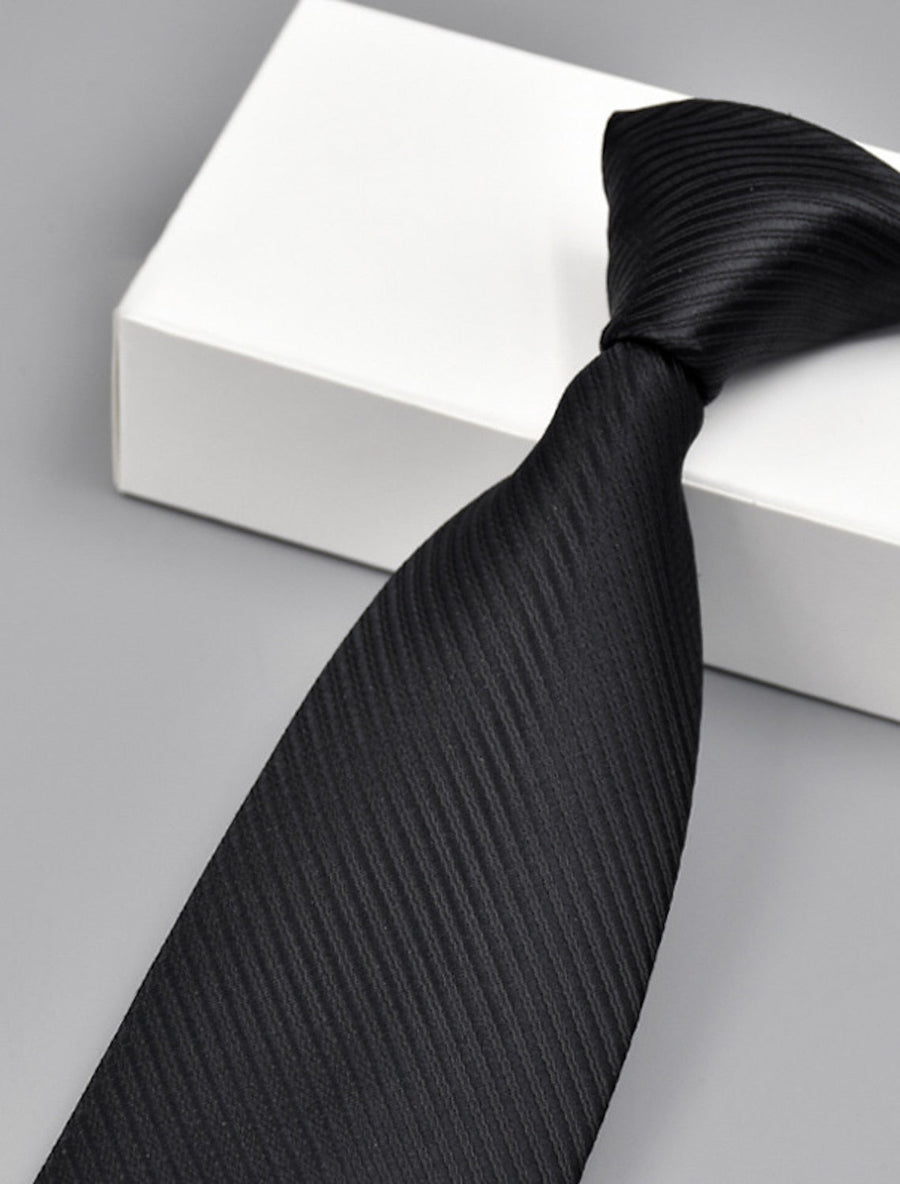 Gravata Clássica de Cor Sólida para Homens