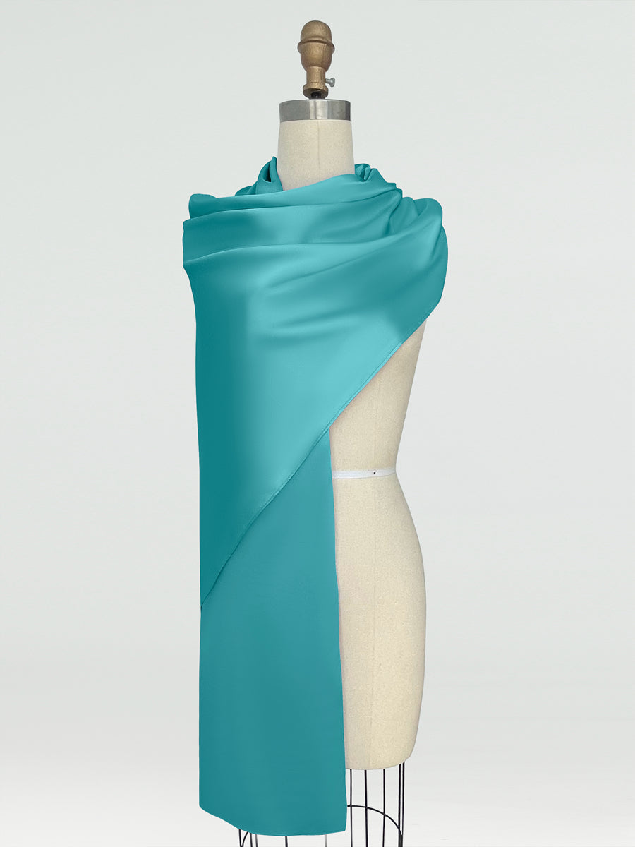 (45x225cm) Xales e Bandagens de Cetim de Seda para Mulheres