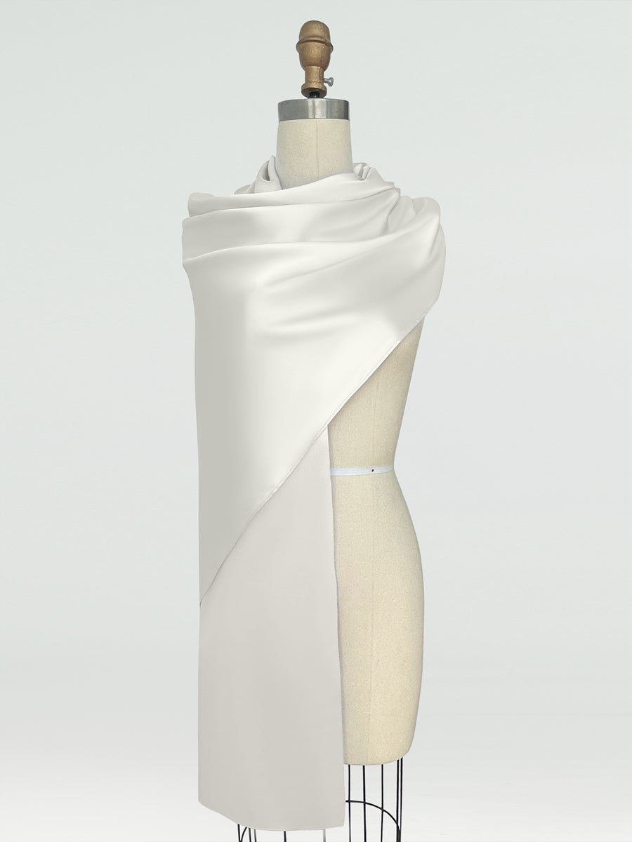 (45x225cm) Xales e Bandagens de Cetim de Seda para Mulheres