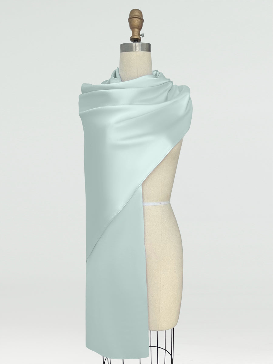 (45x225cm) Xales e Bandagens de Cetim de Seda para Mulheres