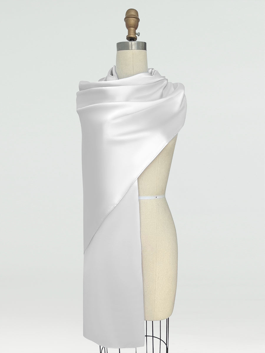 (45x225cm) Xales e Bandagens de Cetim de Seda para Mulheres