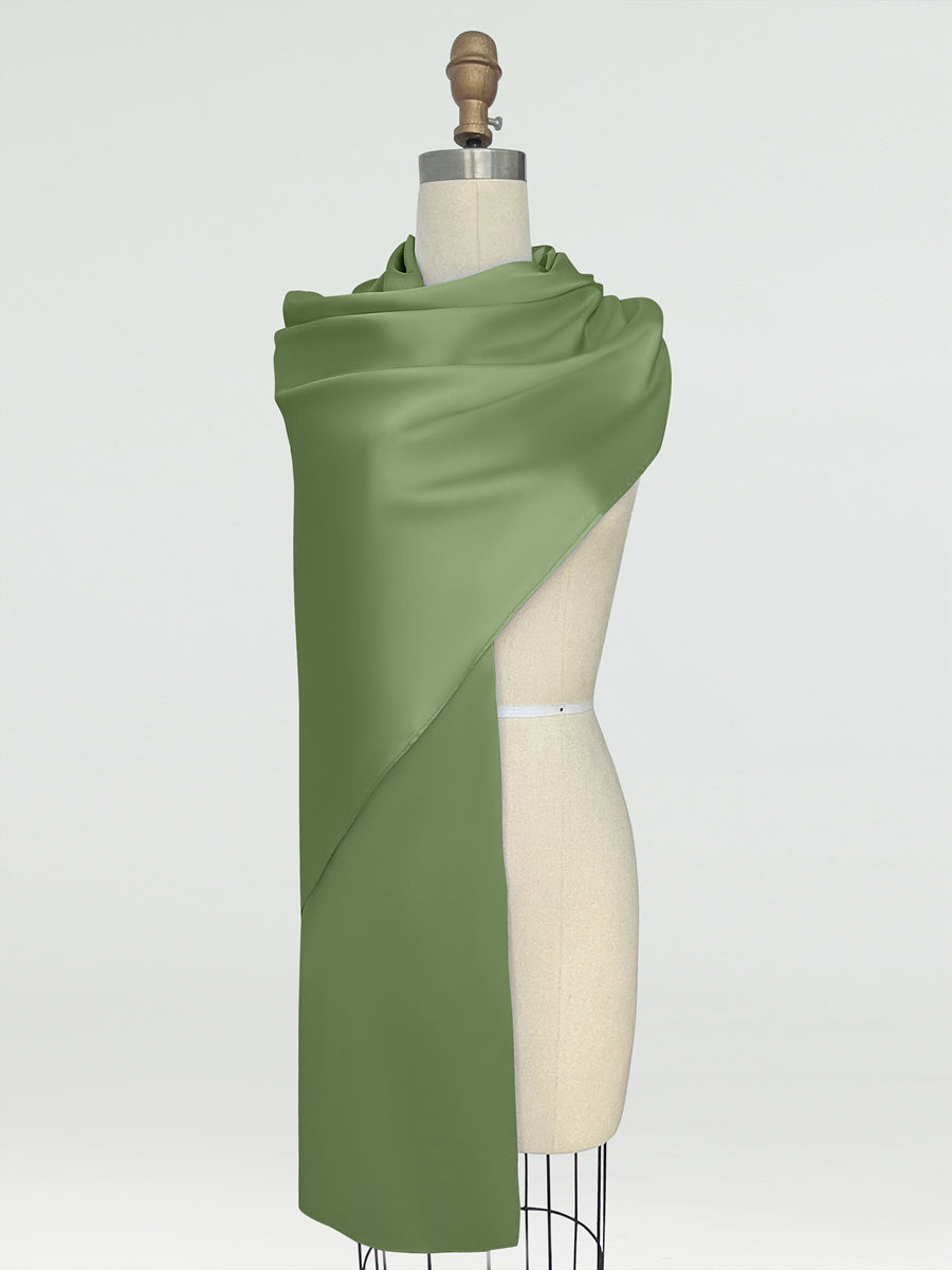 (45x225cm) Xales e Bandagens de Cetim de Seda para Mulheres