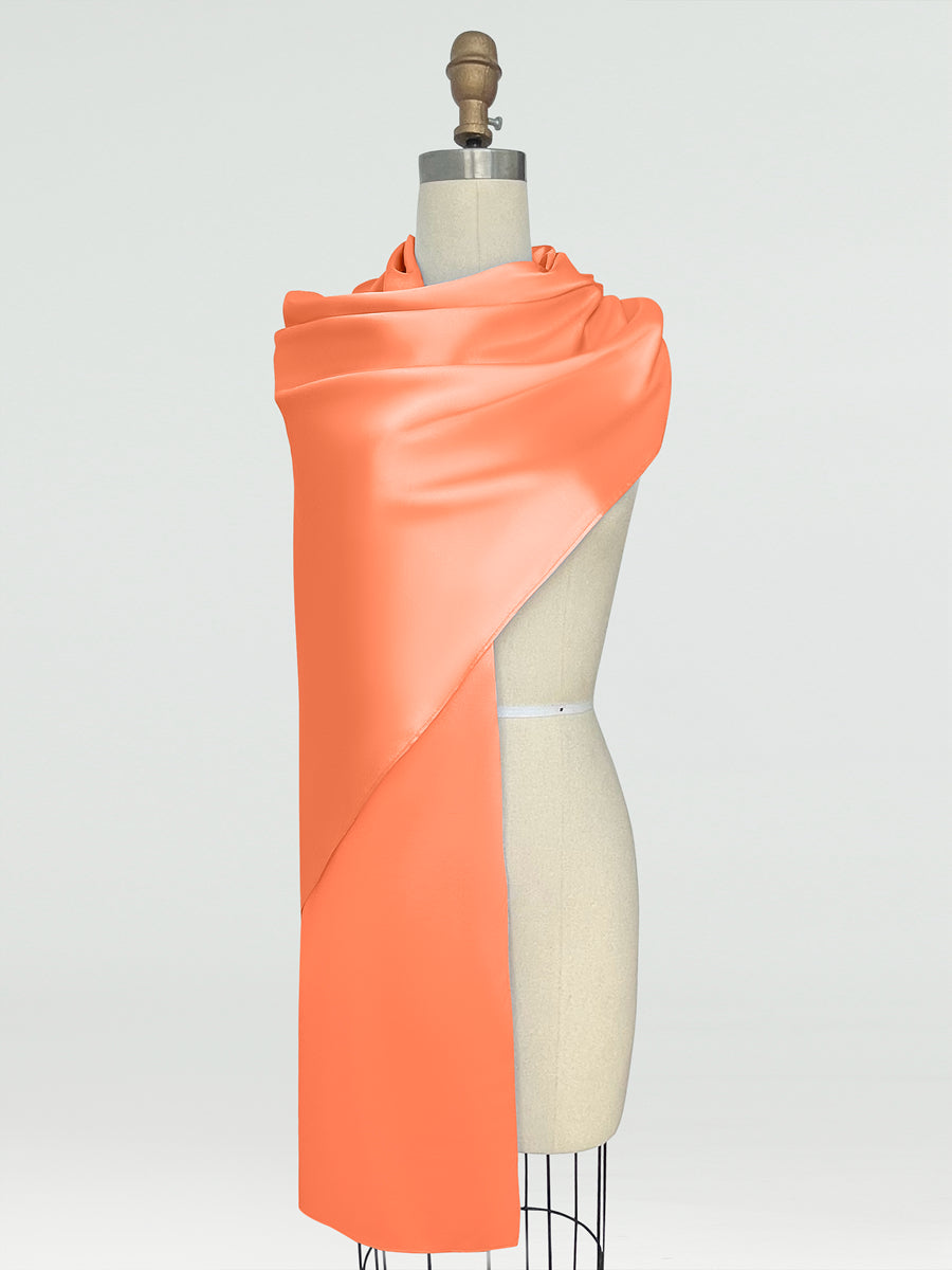 (45x225cm) Xales e Bandagens de Cetim de Seda para Mulheres