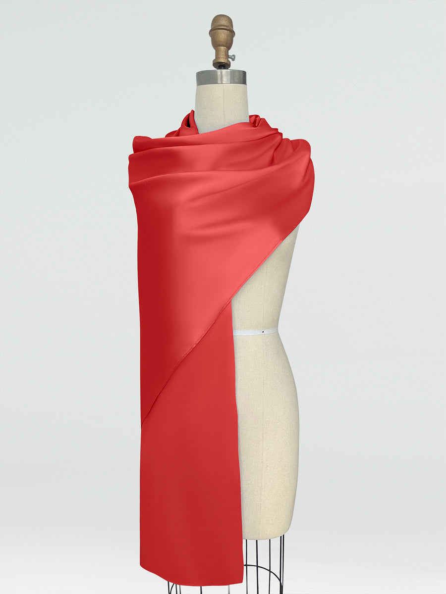 (45x225cm) Xales e Bandagens de Cetim de Seda para Mulheres