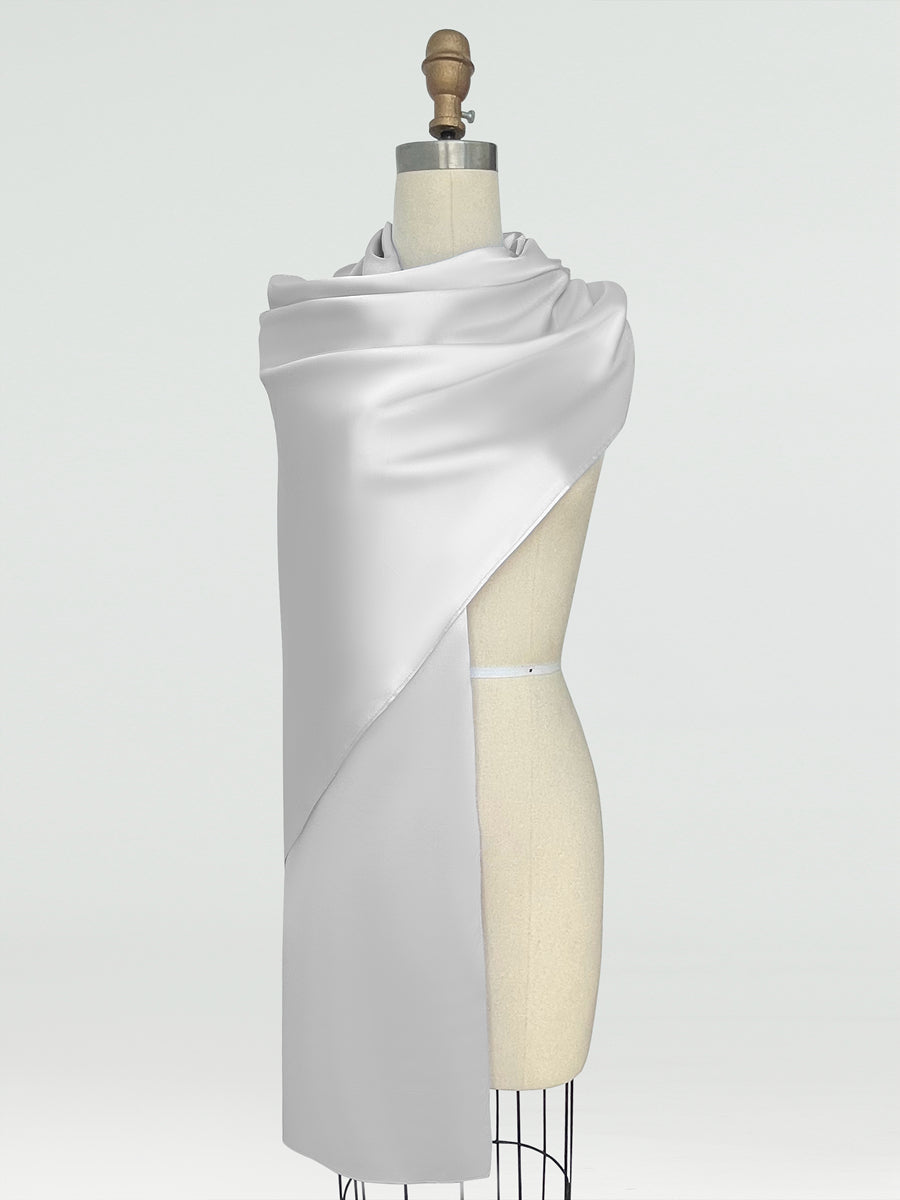 (45x225cm) Xales e Bandagens de Cetim de Seda para Mulheres