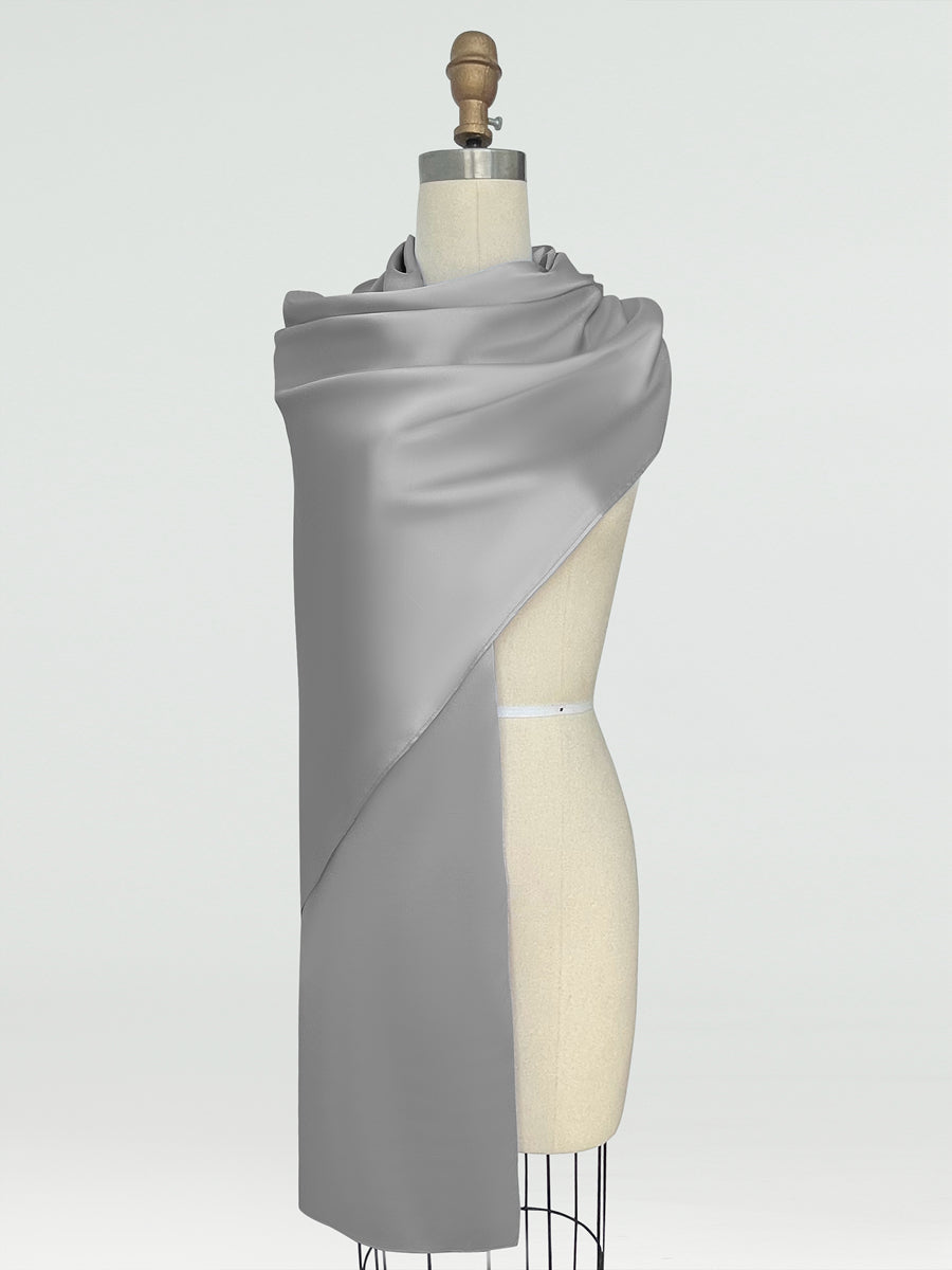 (45x225cm) Xales e Bandagens de Cetim de Seda para Mulheres