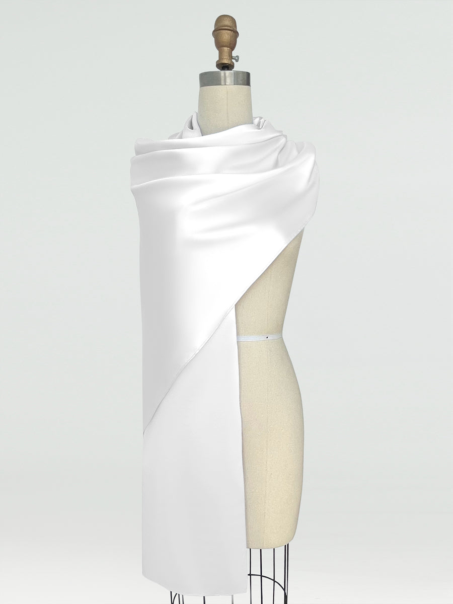 (45x225cm) Xales e Bandagens de Cetim de Seda para Mulheres