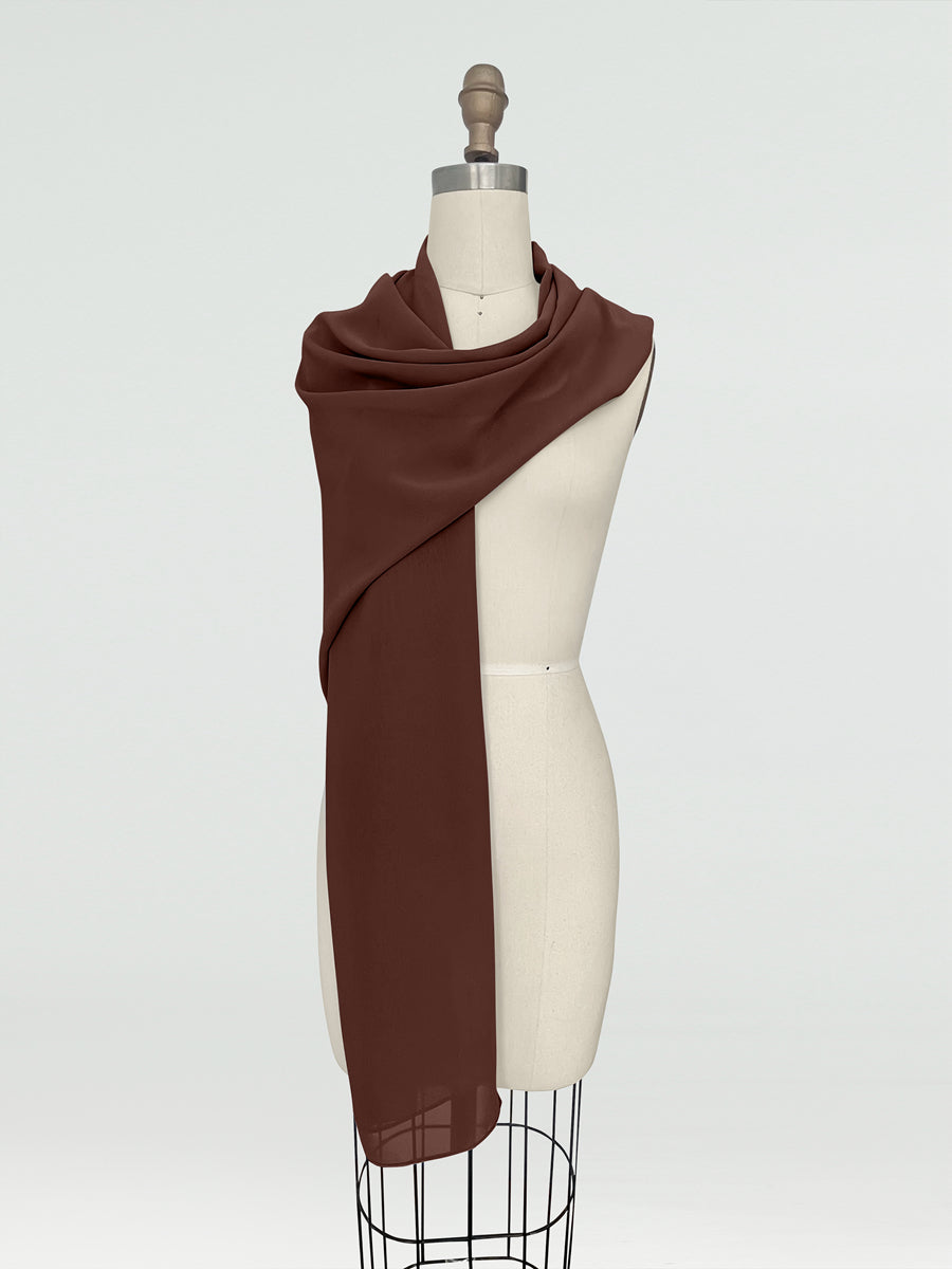 (45x225cm) Xales e Bandagens de Chiffon para Mulheres