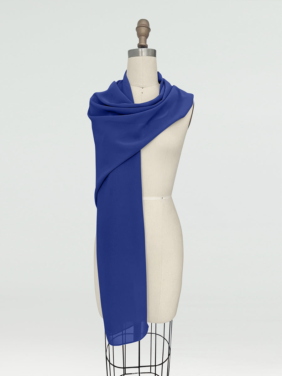 (45x225cm) Xales e Bandagens de Chiffon para Mulheres