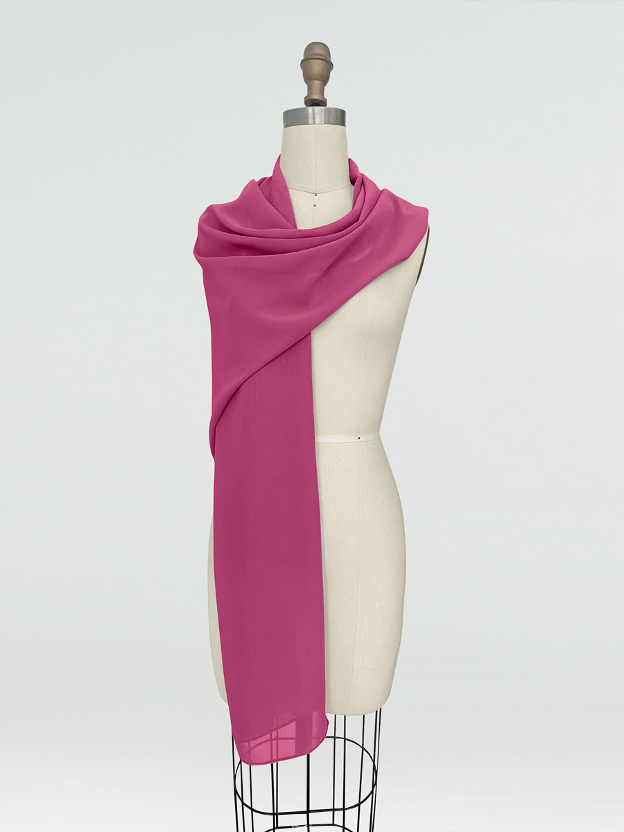 (45x225cm) Xales e Bandagens de Chiffon para Mulheres