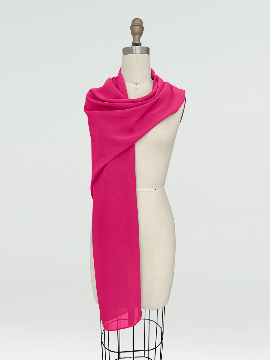 (45x225cm) Xales e Bandagens de Chiffon para Mulheres