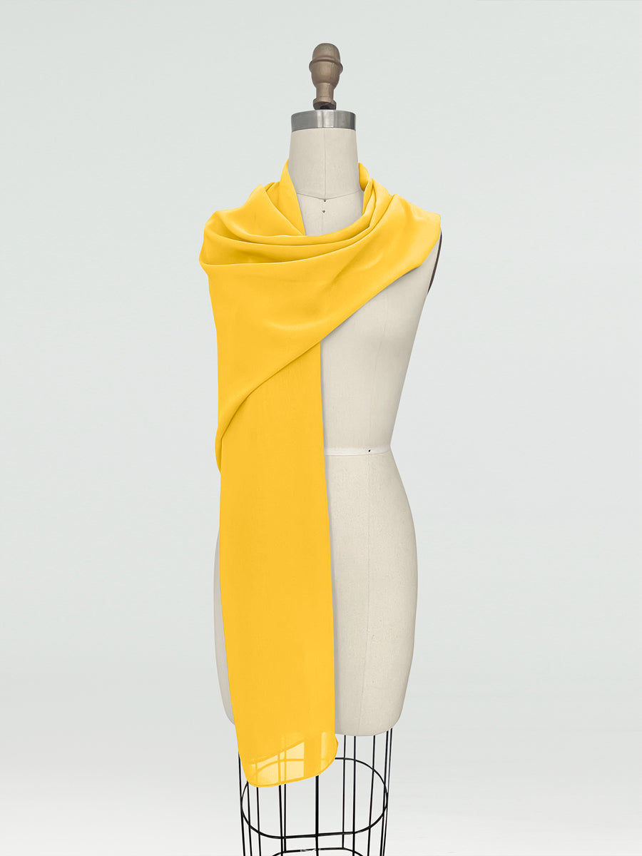 (45x225cm) Xales e Bandagens de Chiffon para Mulheres