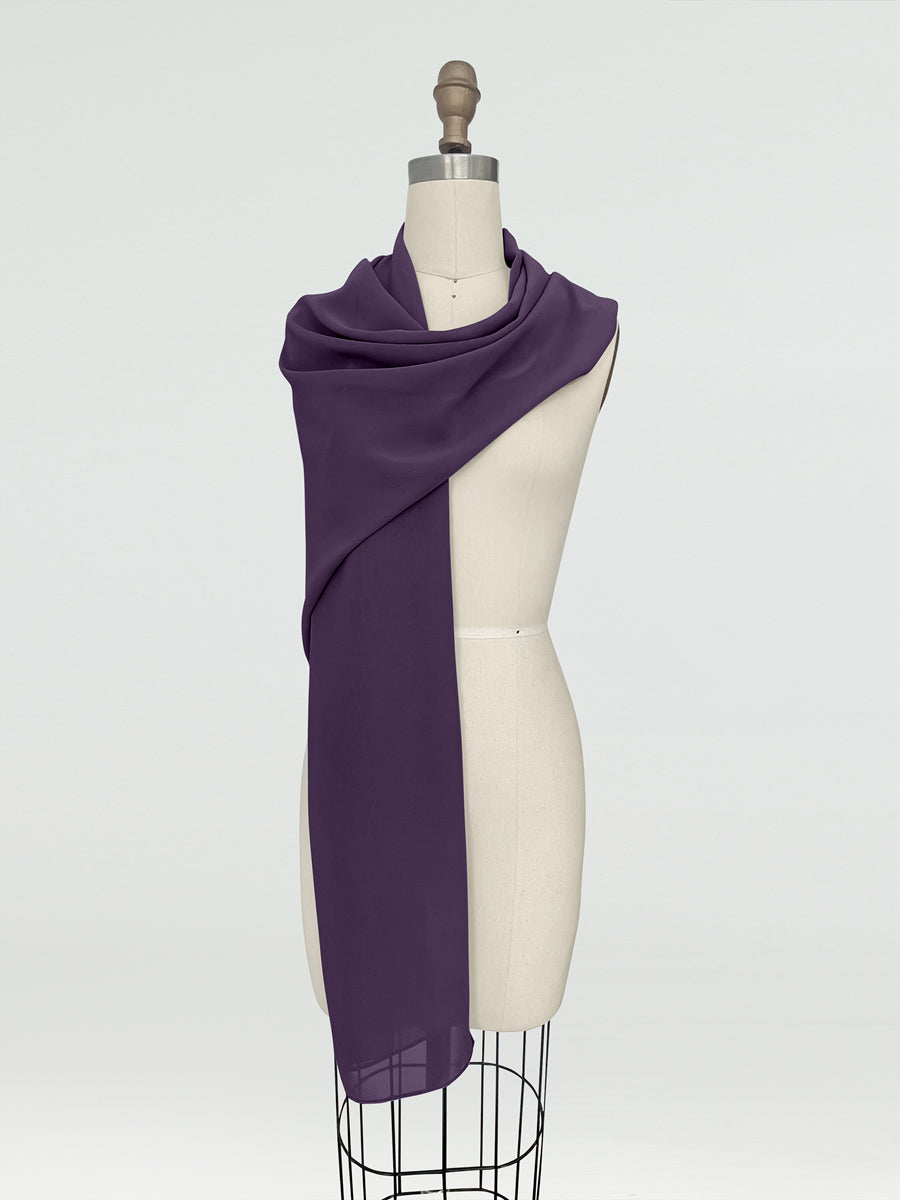 (45x225cm) Xales e Bandagens de Chiffon para Mulheres