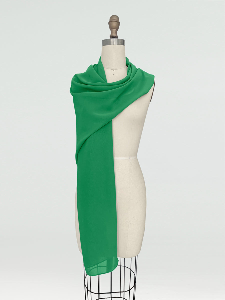 (45x225cm) Xales e Bandagens de Chiffon para Mulheres