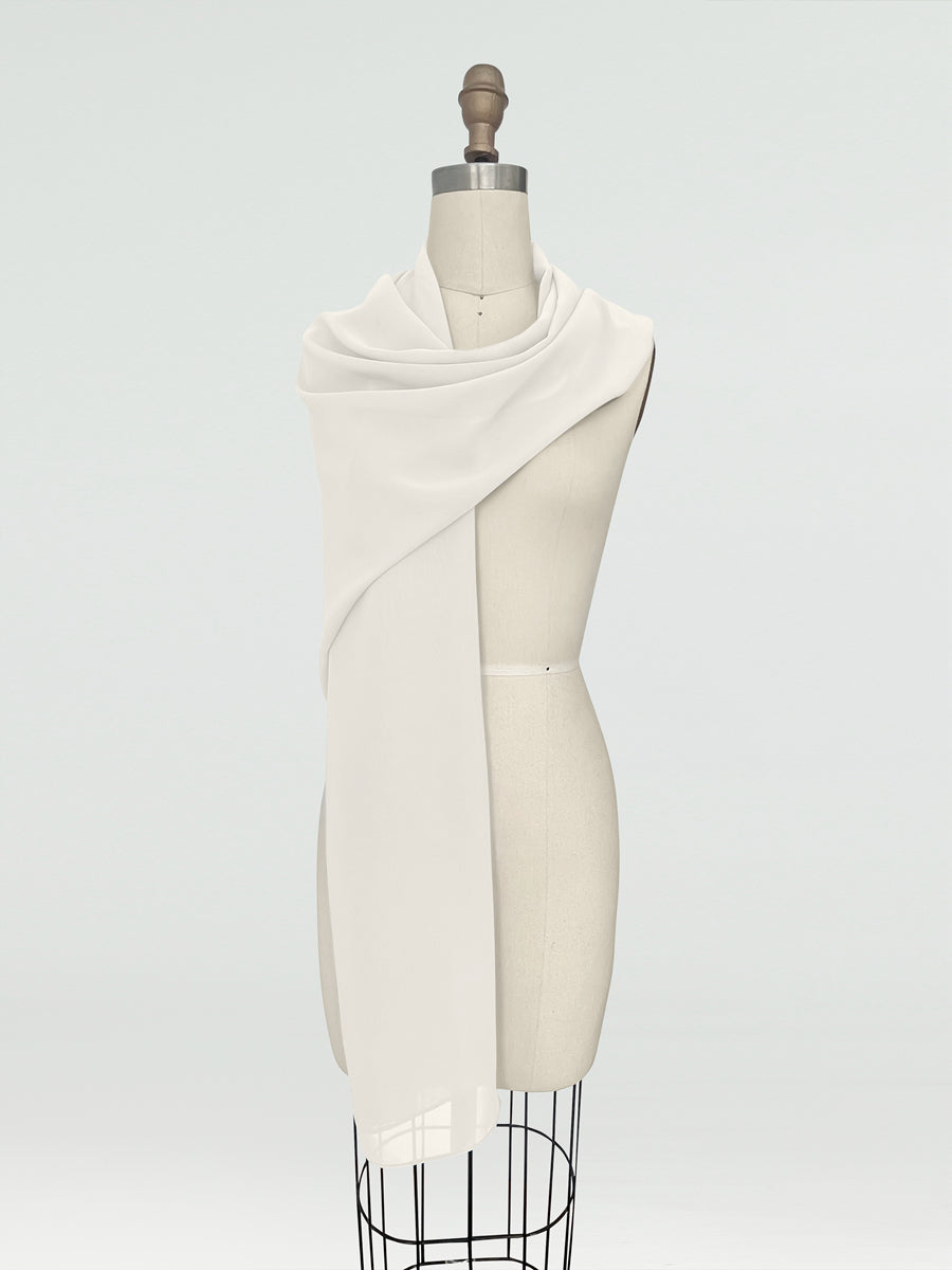 (45x225cm) Xales e Bandagens de Chiffon para Mulheres