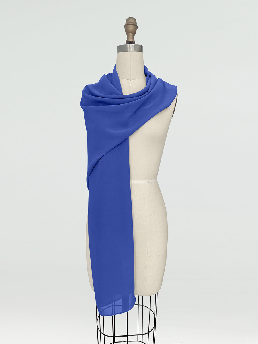 (45x225cm) Xales e Bandagens de Chiffon para Mulheres