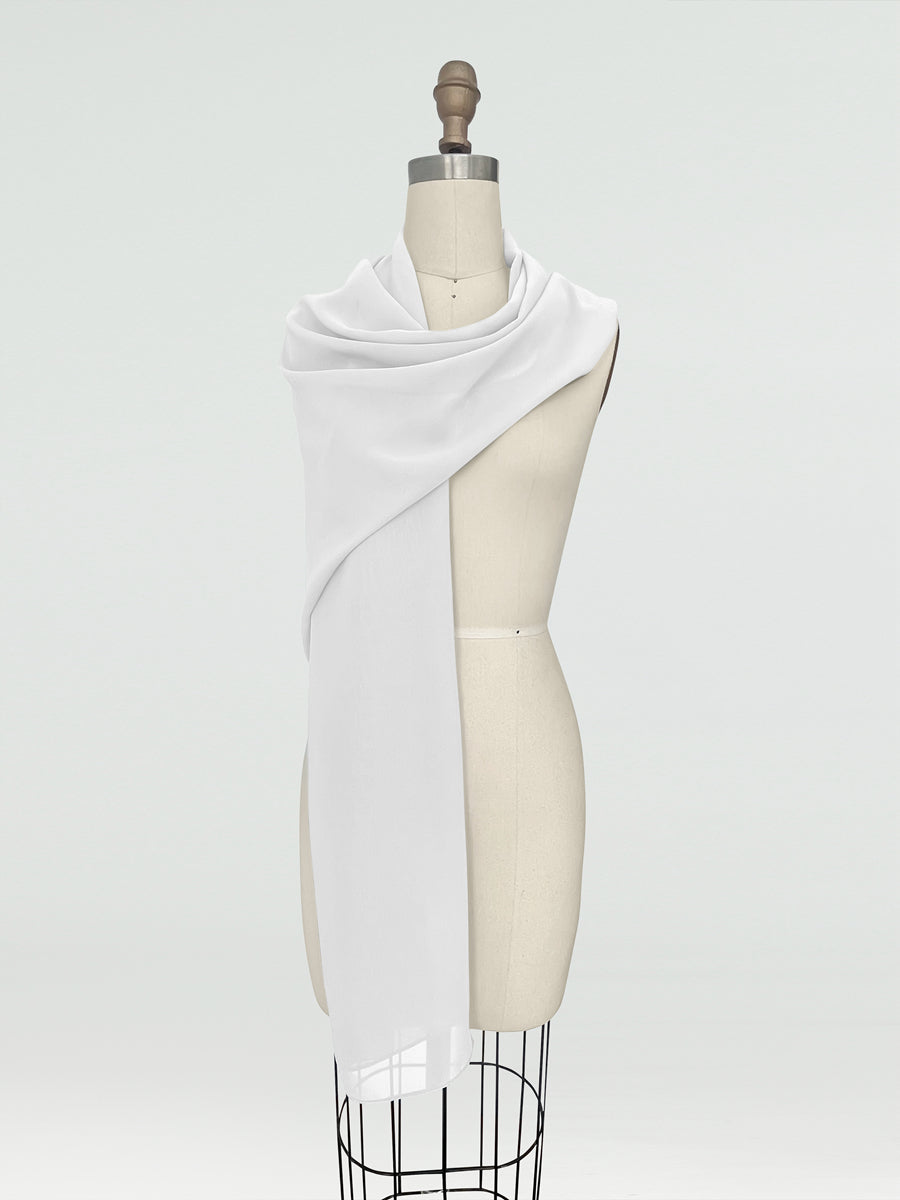 (45x225cm) Xales e Bandagens de Chiffon para Mulheres