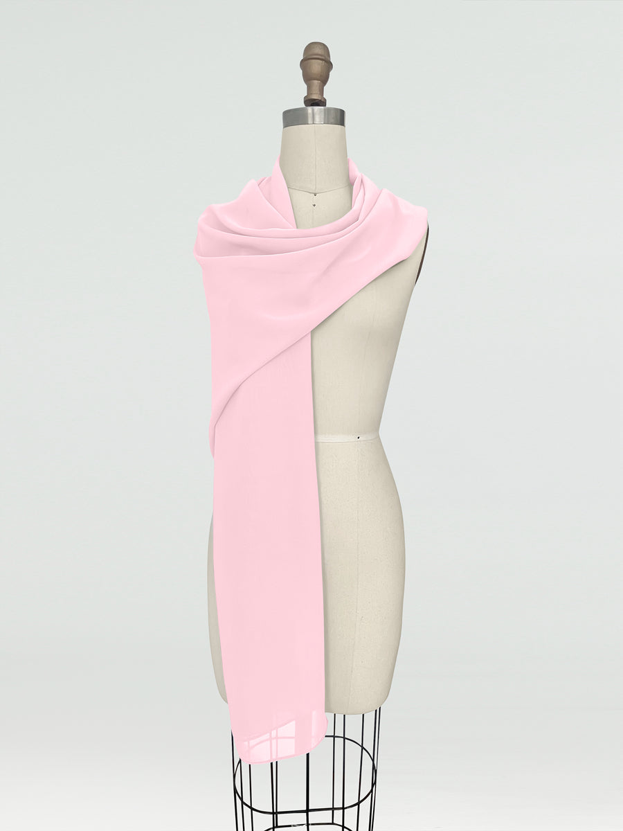 (45x225cm) Xales e Bandagens de Chiffon para Mulheres