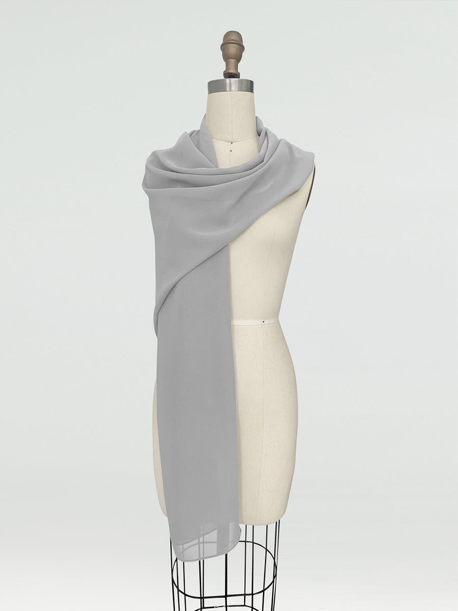 (45x225cm) Xales e Bandagens de Chiffon para Mulheres