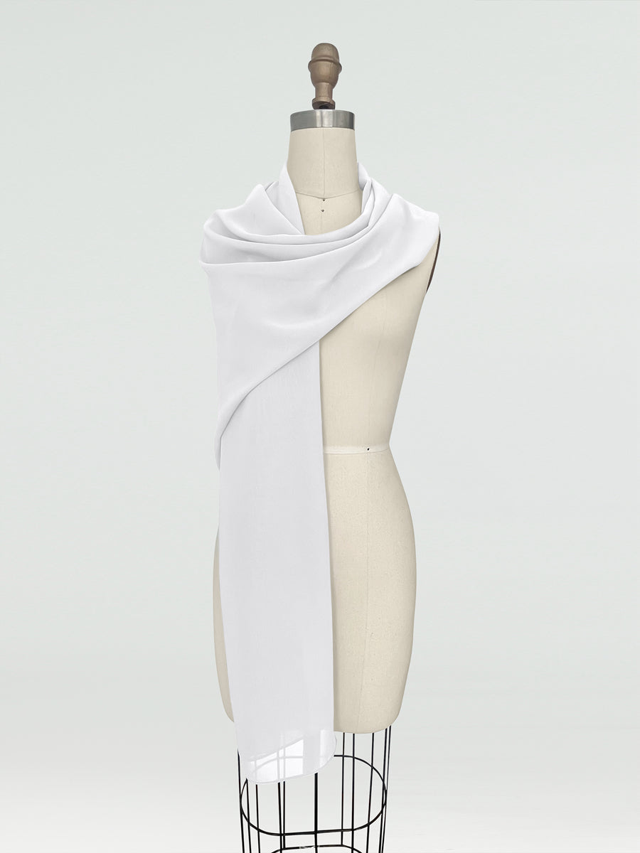 (45x225cm) Xales e Bandagens de Chiffon para Mulheres