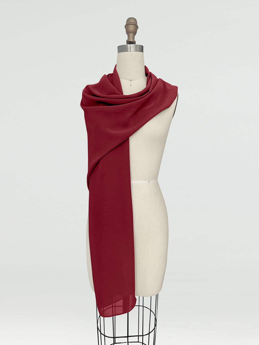 (45x225cm) Xales e Bandagens de Chiffon para Mulheres