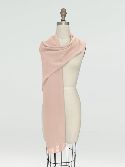 (45x225cm) Xales e Bandagens de Chiffon para Mulheres