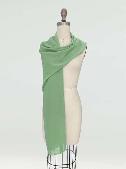 (45x225cm) Xales e Bandagens de Chiffon para Mulheres