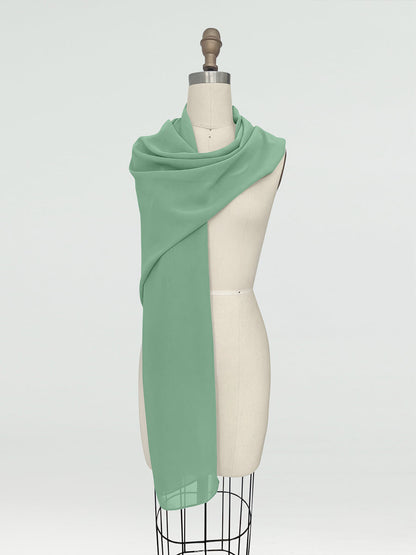 (45x225cm) Xales e Bandagens de Chiffon para Mulheres