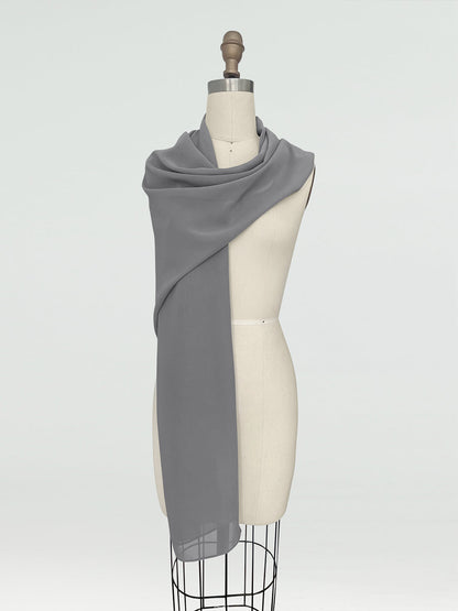 (45x225cm) Xales e Bandagens de Chiffon para Mulheres