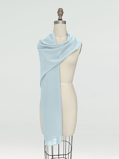 (45x225cm) Xales e Bandagens de Chiffon para Mulheres