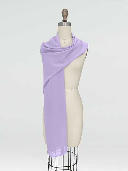 (45x225cm) Xales e Bandagens de Chiffon para Mulheres