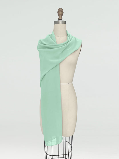 (45x225cm) Xales e Bandagens de Chiffon para Mulheres