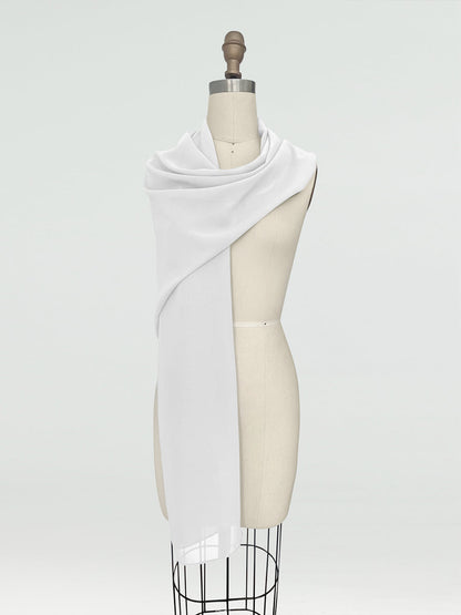 (45x225cm) Xales e Bandagens de Chiffon para Mulheres