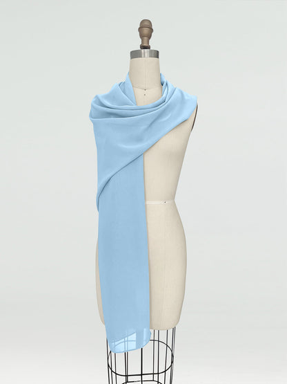 (45x225cm) Xales e Bandagens de Chiffon para Mulheres