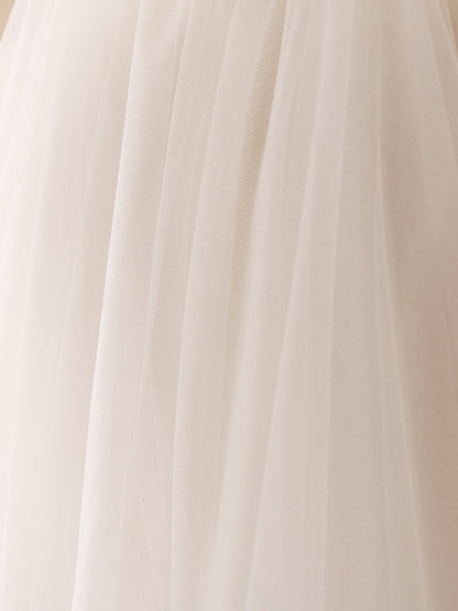 Charmoso Tule de 2 Camadas com Véus de Casamento de Renda